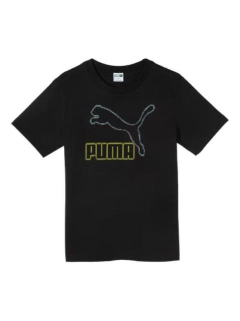 PUMA PUMA Essentials Logo T-shirt 'Black' 628038-01