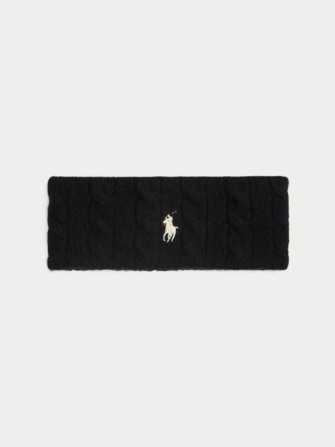 Polo Ralph Lauren Cable-Knit Wool-Cashmere Headband