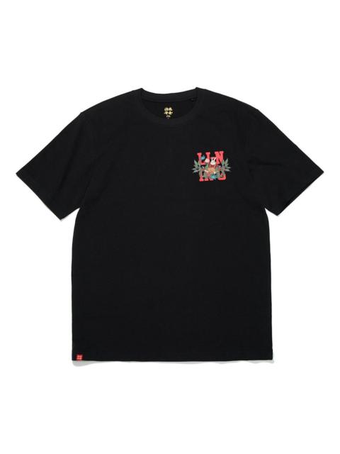 Li-Ning Li-Ning Rijindoujin Cartoon Graphic T-shirt 'Black' AHST001-4