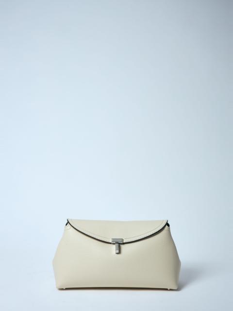 T-Lock Leather Clutch