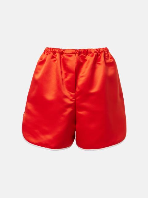 The Frankie Shop Adia satin shorts