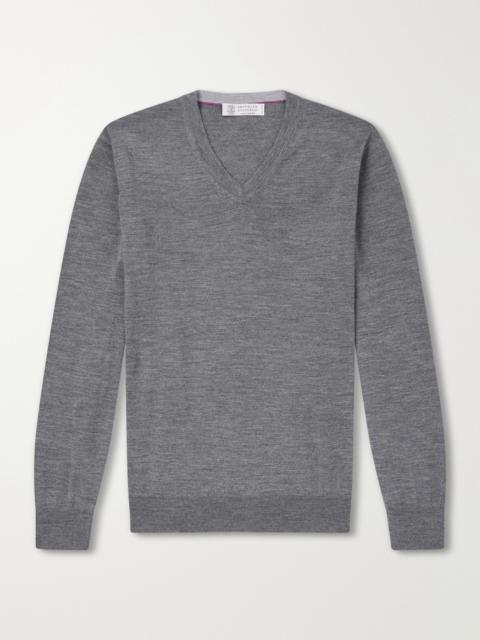 Brunello Cucinelli Wool and Cashmere-Blend Sweater