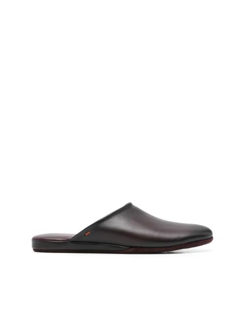 Santoni slip-on round-toe slippers