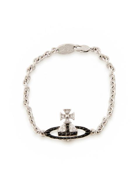 Vivienne Westwood Vivienne Westwood Mayfair Bas Relief orb Rhodium-plated Bracelet