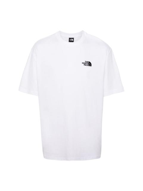 logo-embroidered cotton T-shirt