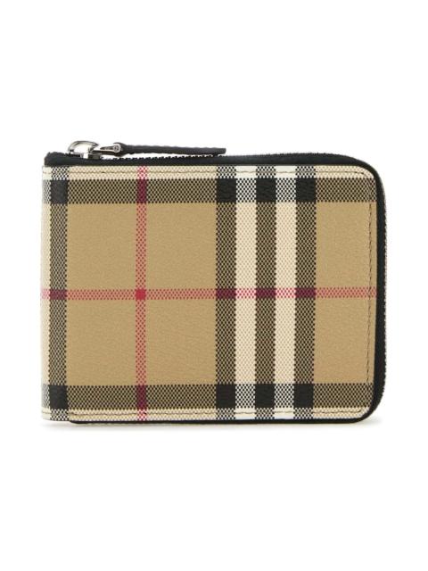 Burberry Printed Canvas Wallet