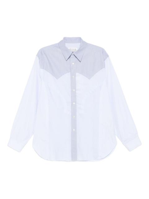 Maison Margiela two-tone yoke shirt
