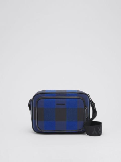 Burberry Check Cotton Crossbody Bag