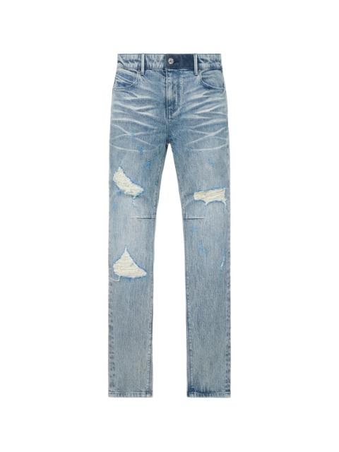 RTA Bryant Skinny Jeans "Rustic Blue" MLFQD1066 B1205RUSBL