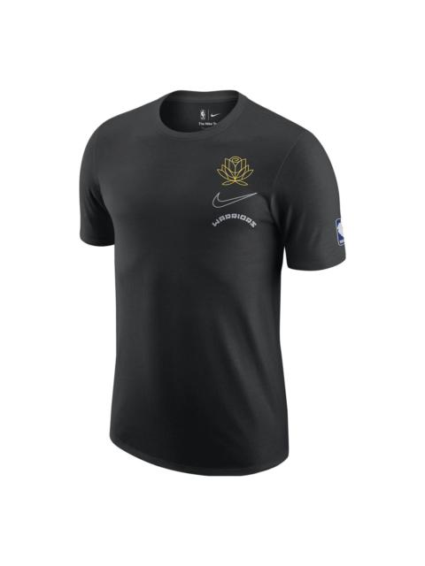 Nike Nike Golden State Warriors Courtside City Graphic T-Shirt 'Black' DV5853-010