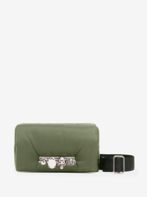 Men's The Puffy Knuckle Bum Bag in Khaki/black