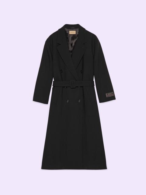 GUCCI Wool belted coat