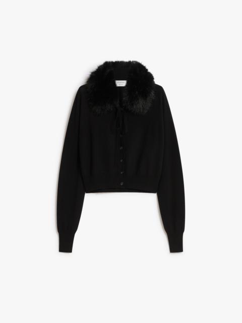 Sportmax SPORT Detachable-collar cardigan