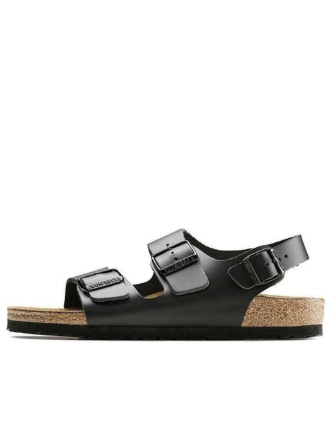 BIRKENSTOCK Birkenstock Milano Series Cowhide Sandals Black Version Unisex 34191