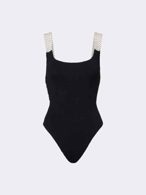Hunza G Zoe polka-dot swimsuit