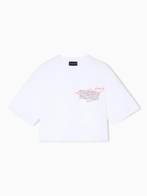 EMPORIO ARMANI CROPPED T-SHIRTS