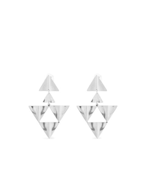 Isabel Marant triangle-geometric earrings