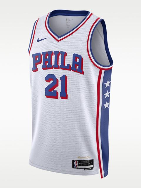 Nike Joel Embiid Philadelphia 76ers 2023/24 Association Edition Men's Nike Dri-FIT NBA Swingman Jersey