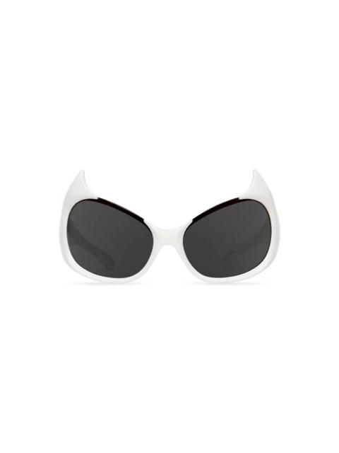 Gotham Cat Sunglasses in White