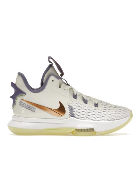 Nike LeBron Witness 5 Summit White Metallic Bronze