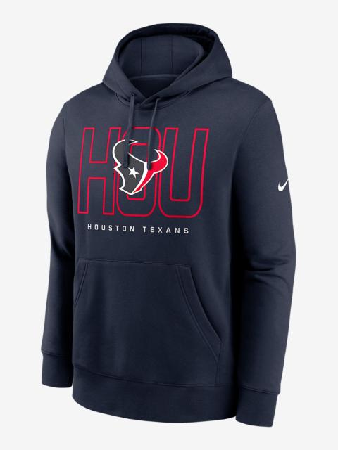 Nike Houston Texans Busted Play Club Men's Nike NFL Pullover Hoodie