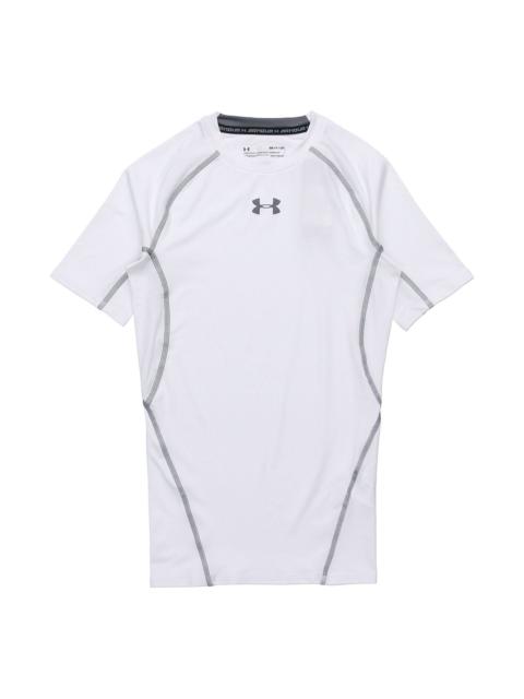 Under Armour Men's Under Armour Training Sports Tight Short Sleeve Tops White 1257468-100