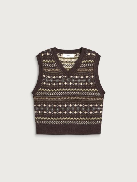 Dunst Dunst Crafted V-Neck Knit Vest