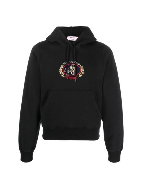Martine Rose embroidered logo hoodie