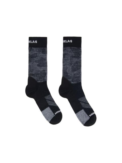 MM6 Maison Margiela Black Salomon Edition Ultra Socks