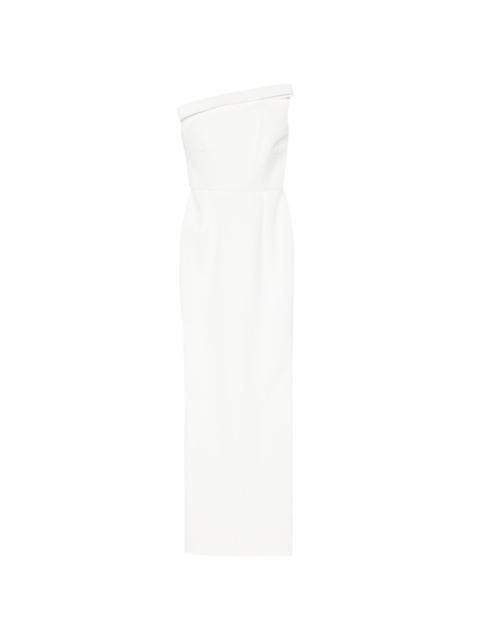 THE NEW ARRIVALS ILKYAZ OZEL Fuji bow-detail maxi dress