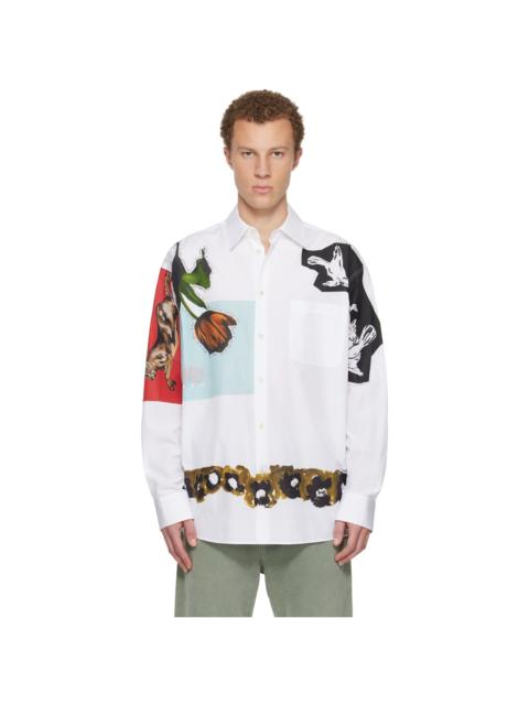 Marni White Artists' Capsule Poplin Shirt