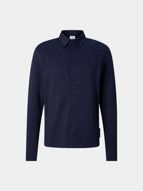 BOGNER Franz Cotton Shirt in Navy