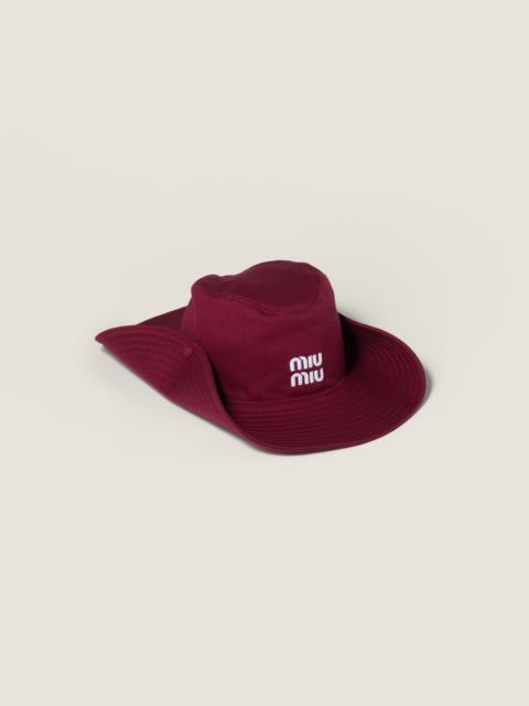Miu Miu Drill hat