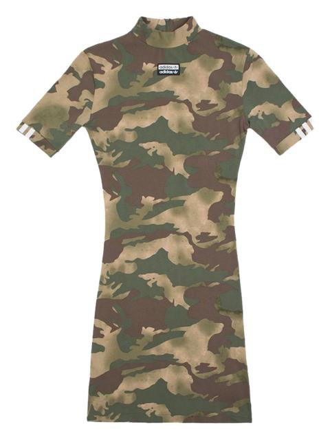adidas printed mini dress