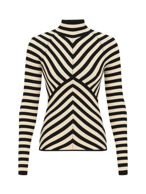 Zimmermann VALIANT DECO STRIPE TOP