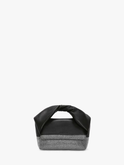 JW Anderson MEDIUM TWISTER - LEATHER TOP HANDLE BAG WITH CRYSTALS