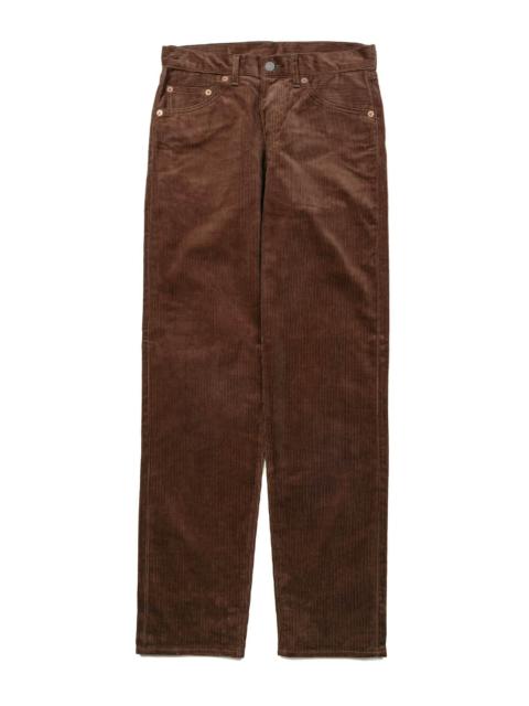 The Real McCoys MP22107 Corduroy Trousers Lot.906 Brown