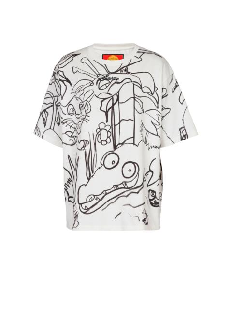 Disney x Balmain: The Lion King - Relaxed T-shirt with Enfant Précoce print