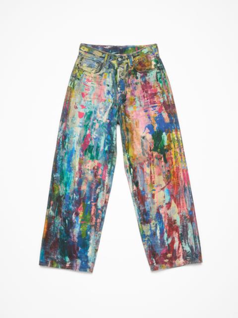 Acne Studios Baggy fit jeans - 1981F - Blue/multi