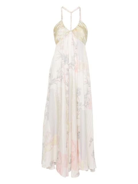 forte_forte abstract-print maxi dress