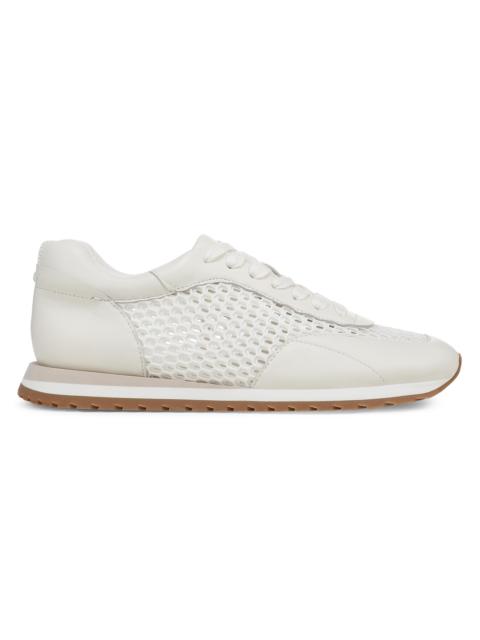 Favorite Daughter Women's Sophia Low-Top Leather-Mesh Sneakers - White