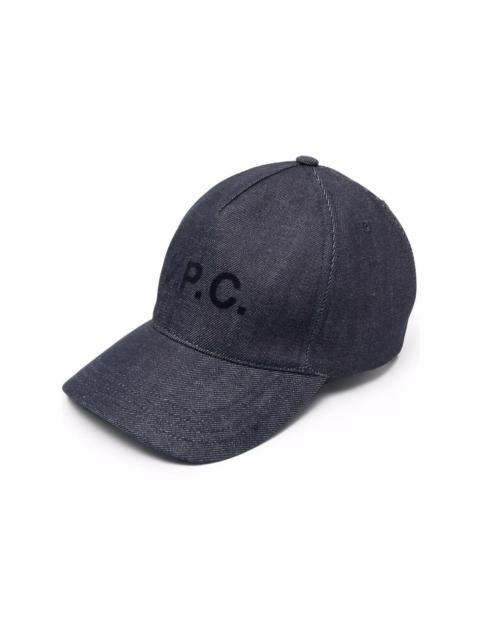 logo-print cap