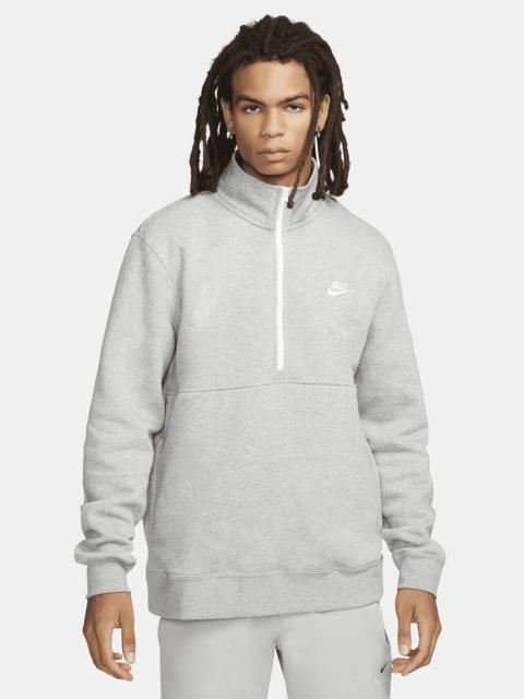 Nike Nike Sportswear Club Men's Brushed-Back 1/2-Zip Pullover