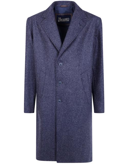 Herno Coat Classic Man "Ca000243u.33555 9200 Blue Navy"