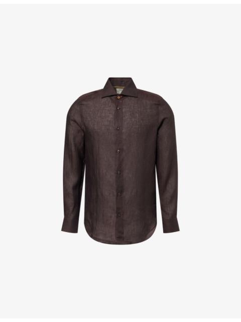 Paul Smith Long-Sleeve Linen Shirt