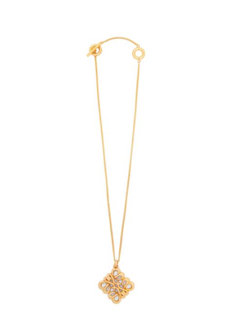 Loewe Small pendant necklace in sterling silver
