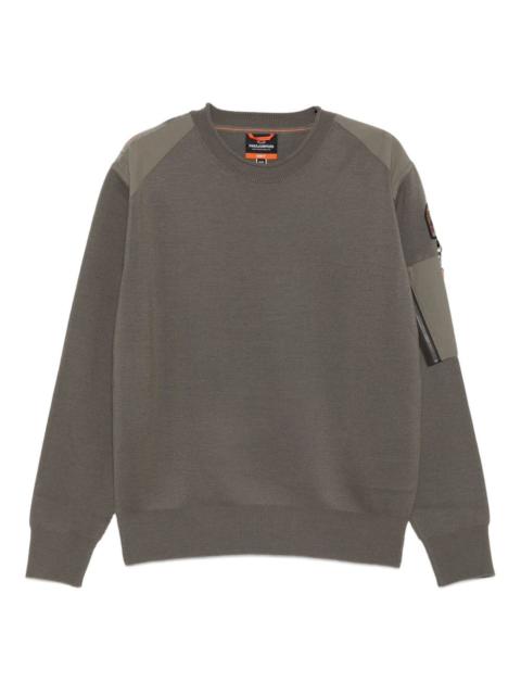 PARAJUMPERS crew-neck panelled sweatshirt