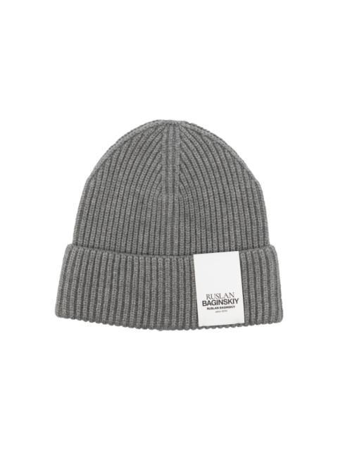 RUSLAN BAGINSKIY ribbed-knit beanie