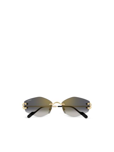 Cartier Panthère geometric-frame sunglasses