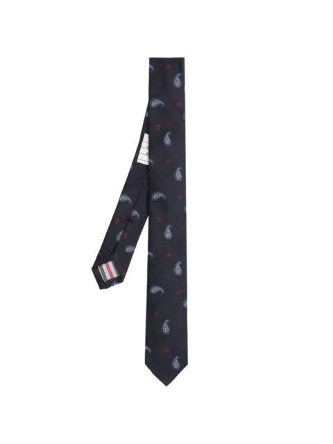 Thom Browne paisley-jacquard silk tie